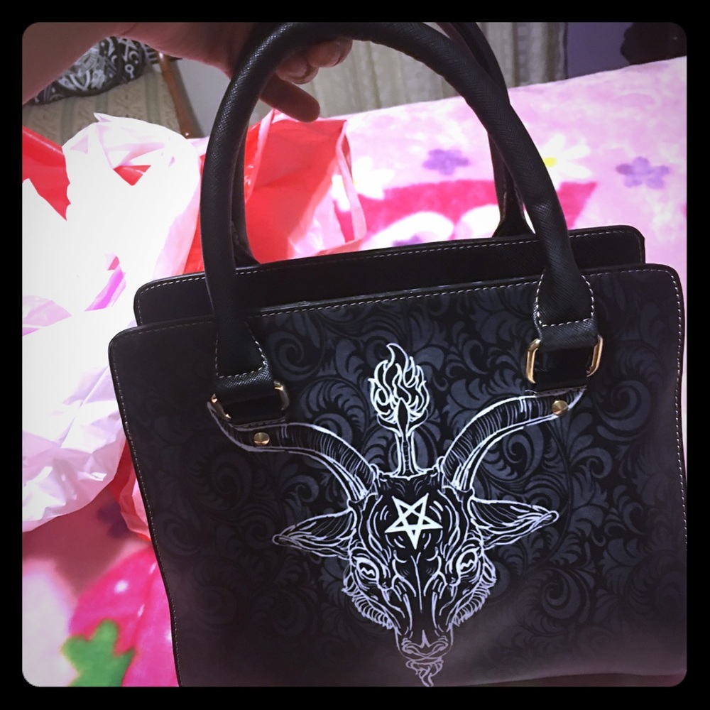 Killstar style baphomet bag